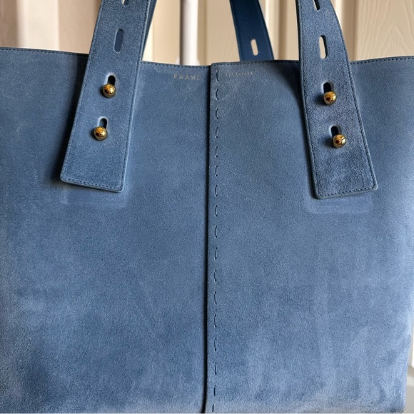 FRAME Les Second Medium Suede Tote - Picture 4 of 15